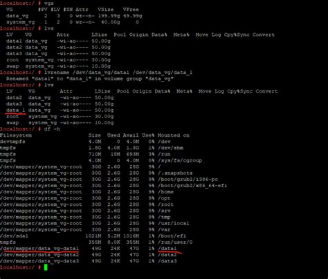 lv sync rhel|How to PROPERLY rename Logical Volume [Step.